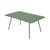 Table rectangulaire Luxembourg métal vert / 165 x 100 cm - 6 à 8 personnes - Fermob