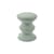 Tabouret rembourré Zig Zag Soft tissu vert - POLSPOTTEN