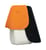 Coussin Toucan Mini tissu blanc orange noir / L 14 x H 33 cm - EO