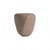 Reborn End table plastic material beige 40 x 42 x H 45 cm - 100% recycled - Slide