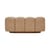 Gepolsterte Bank Jollin textil gelb / L 101 cm - NV GALLERY