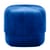Pouf Circus Small tissu bleu / Ø 46 cm - Velours - Normann Copenhagen