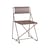 X-Line OUTDOOR Stacking chair metal red / Reissue 1977 - Perforated steel - Hay