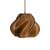 Suspension Soft Serve 02 marron / Ø 31 x H 25 cm - CRÈME ATELIER