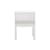 Table de chevet Small Ghost Buster plastique blanc / L 40 x H 57 cm - Philippe Starck 2010 - Kartell