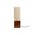 Tischleuchte Tower keramik braun / H 51 cm - Maison Sarah Lavoine
