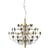 Sospensione 2097 oro metallo / 50 lampadine smerigliate INCLUSE - Ø 100 cm - Flos