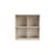 Ablage Show holz weiß / B 69,6 x T 30 x H 72,6 cm - MONTANA