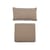  Accessory textile beige / Set 2 Cushion covers for Mundo armchair (without stuffing) - Bloomingville