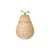 Korb Pear Large faser beige / Ø 35 x H 59 cm - Ferm Living
