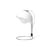 Lampe de table FlowerPot VP4 métal blanc / H 36 cm - By Verner Panton, 1968 - &tradition