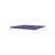 Armlehne  holz blau / Internes Regal für Panton Wire Single - B 33 x T 34,8 cm - MONTANA