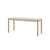 Betty TK4 Bench textile wood beige / L 105 cm - Linen straps - &tradition