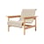 Fauteuil Tomus beige / Corde polypropylène - Vincent Sheppard