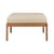 Outdoor-Hocker Jack Outdoor textil holz beige / Teakholz & Stoff - 71 x 54 cm - Ethnicraft