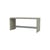 Panchina Montsk legno grigio / Portaoggetti - L 100 cm - MONTANA