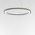 Suspension Ripple LED plastique blanc / Ø 90 cm - Bluetooth - Artemide