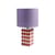 Lampe de table Grid tissu violet / H 43 cm - & klevering