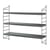 Scaffale String® Pocket legno grigio / L 60 x H 50 cm - Ripubblicato nel 1949 - String Furniture