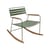 Rocking chair Surprising metallo verde / Metallo & teak - Fermob