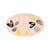 Servierplatte Oyster keramik rosa / 33 x 20 cm - & klevering