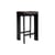 Tabouret haut Chisel 30 Low / H 65 cm - Rembourrage cuir - Hay