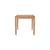 Tavolo quadrato Bok OUTDOOR legno naturale / 80 x 80 cm - 4 persone - Ethnicraft