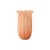 Vase High verre orange - HK LIVING