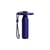Quasar Grande LED Wireless rechargeable outdoor lamp metal blue / H 37 cm - Petite Friture