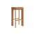 Tabouret haut Chisel 30 High / H 75 cm - Rembourrage cuir - Hay