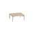 Accessorio  legno naturale / Base su gambe L 43,5 x P 35 x H 17 cm - Per Pannello Pannello medium impilato - Muuto