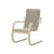 406 Armchair textile black / Alvar Aalto, 1939 - Linen Straps - ARTEK