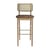Chaise de bar rembourrée Cannage / H 65 cm - RED Edition