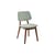 Chaise rembourrée Happy Days tissu vert - POLSPOTTEN
