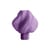 Lampe sans fil rechargeable Soft Serve violet - CRÈME ATELIER