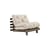 Fauteuil convertible Roots / Dormeuse & lit d'appoint - 3 positions / Structure marron - KARUP DESIGN