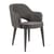 Cosy Padded armchair textile grey / Fabric - Pols Potten