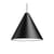 Pendelleuchte String Light Cone metall schwarz LED / 12 m langes Kabel als Deko-Element - Flos