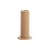 Portacandela Tube Medium ceramica arancione / H 10 cm - Ceramica - Hay