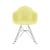 Sessel RE DAR - Eames Plastic Armchair plastikmaterial gelb / (1950) - Verchromte Füße / Recycelt - Vitra
