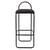 Sgabello alto Angui Large tessuto grigio / H 75 cm - tessuto poliestere riciclato - AYTM