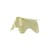 Dekoration Eames Elephant RE (1945) plastikmaterial gelb / Small - L 39 cm / Recycelter Kunststoff - Vitra