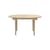 Ovaler Tisch CH337 holz natur / 115 x 140 cm - Wegner, 1962 / Möglichkeit, 2 Fußverlängerungen einzufügen - CARL HANSEN & SON