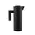 Pichet isotherme Plissé plastique noir / 1 L - Résine thermoplastique - Alessi
