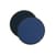 Coussin d'assise Seat Dots tissu bleu / Ø 38 cm - Réversible - Vitra