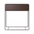 Jardinière sur pied Plant Box métal marron / Rangement - L 60 x H 65 cm x Prof. 25 cm - Ferm Living