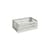 Panier Colour Crate plastique gris Small / 17 x 26,5 cm - Recyclé - Hay