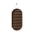 Étagère Oval Dorm bois marron / Vitrine - L 54 x P 7 x H 110 cm - Ferm Living