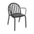 Stapelbarer Sessel Fred's metall schwarz - Fatboy