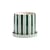 Pot de fleurs Clash céramique vert / Avec soucoupe - Ø 23,5 x H 21 cm - & klevering